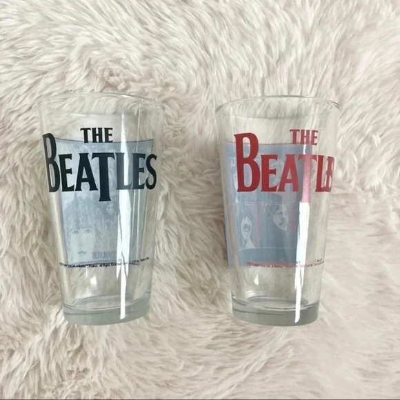 The Beatles Album Cover Collectible 2 Glasses Set - Picture 3 of 6